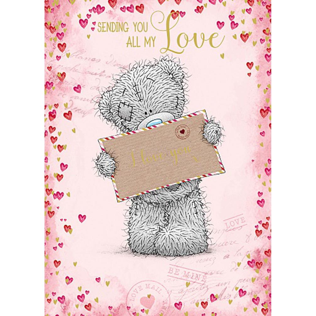 Sending All My Love Me to You Bear Valentines Day Card (VSS01009) : Me ...