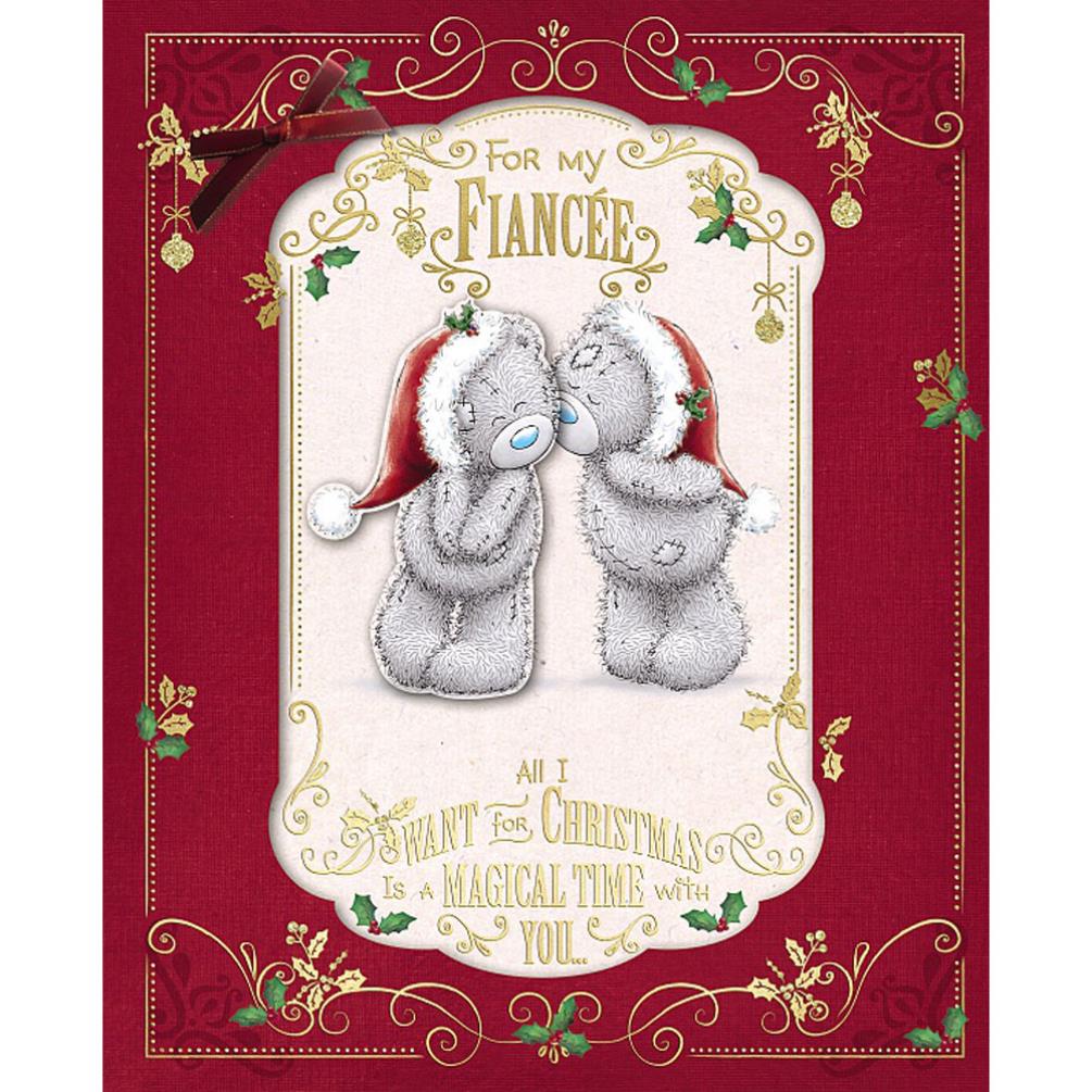 For My Fiancee Me To You Bear Handmade Boxed Christmas Card (XBD01004