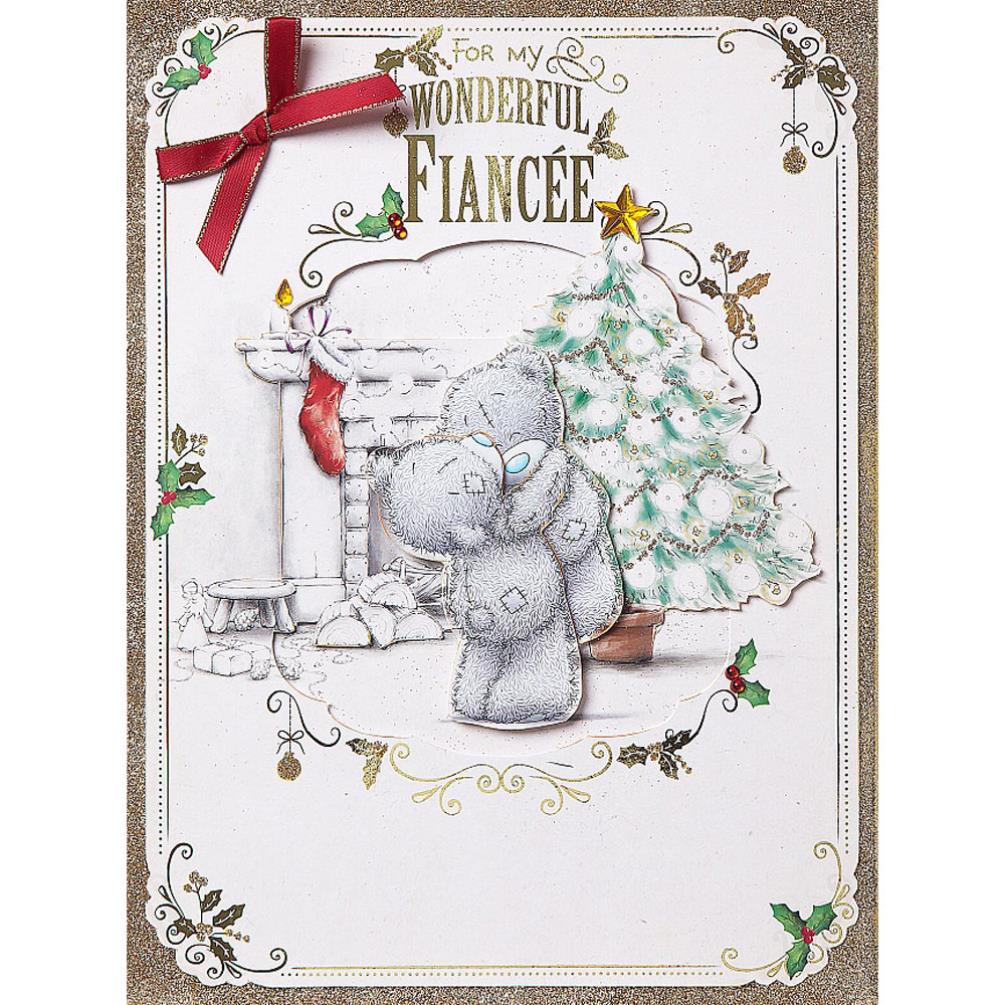 Wonderful Fiancee Me To You Bear Luxury Boxed Christmas Card (XBL01004