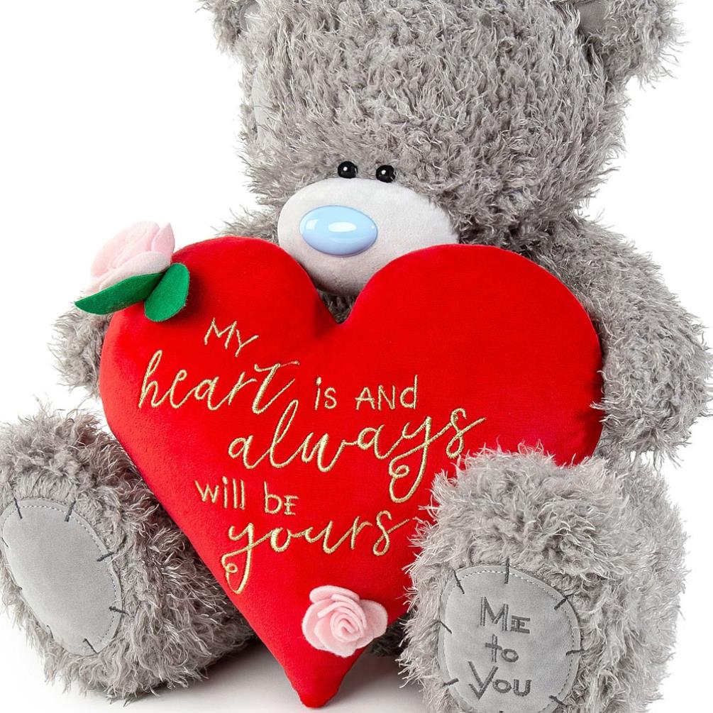 24 Padded Love Heart Verse Me to You Bear VPH01005 Me to You Online