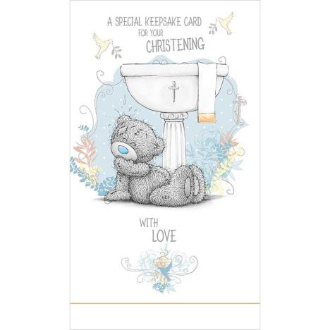 Christening Me to You Bear Keepsake Card A01MP007 Me to You Online