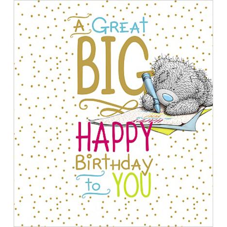 Big Happy Birthday Me to You Bear Card A01UN008 Me to You Online