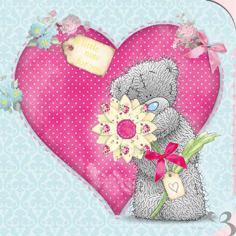 Tatty Teddy with Pink Heart Birthday Me to You Bear Card A01VD001 Me to You Online