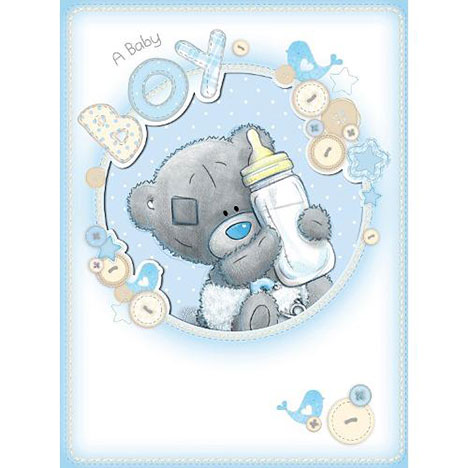 New Baby Boy Me to You Bear Large Card A92LD003 Me to You Online