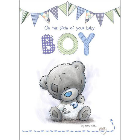 New Baby Boy Tiny Tatty Teddy Me to You Bear Card A92SS011 Me to You Online