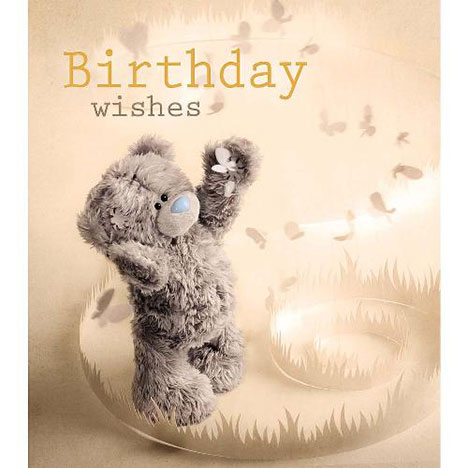 Tatty Teddy with Butterflies Me to You Bear Birthday Card A93US010 Me to You Online