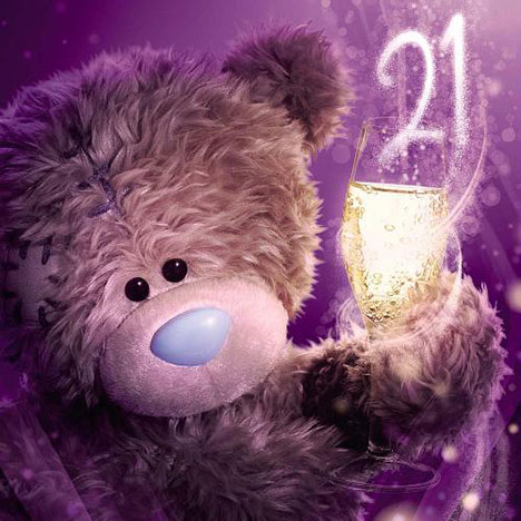 3D Holographic 21st Birthday Me to You Bear Card A93VZ011 Me to You Online