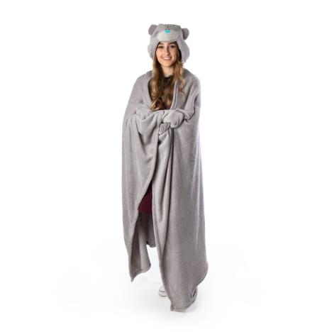 Hooded fleece blanket sale