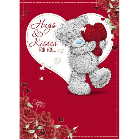 Hugs & Kisses Me to You Bear Valentines Day Card (V01SS051) - Me to You  Online