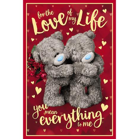 3D Holographic Love Of My Life Me to You Valentine's Day Card (VLM93028 ...