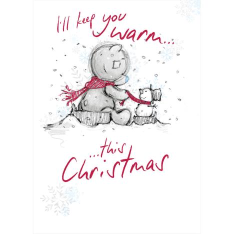 Bear With Small Snowman Me to You Bear Christmas Card (XSS91003) : Me ...